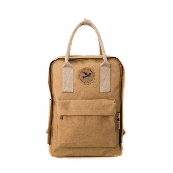 Veganer Rucksack | PAPERO Lynx II Backpack Light Brown