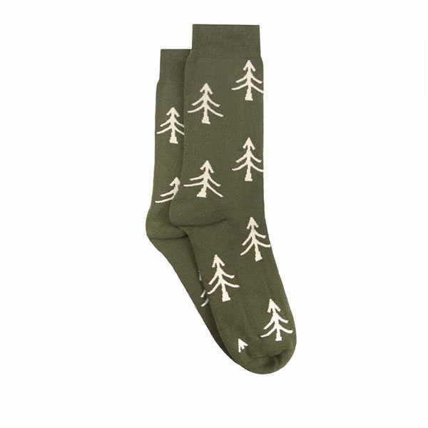 Vegane Socken | BLEED Polar Tree Socken Olive