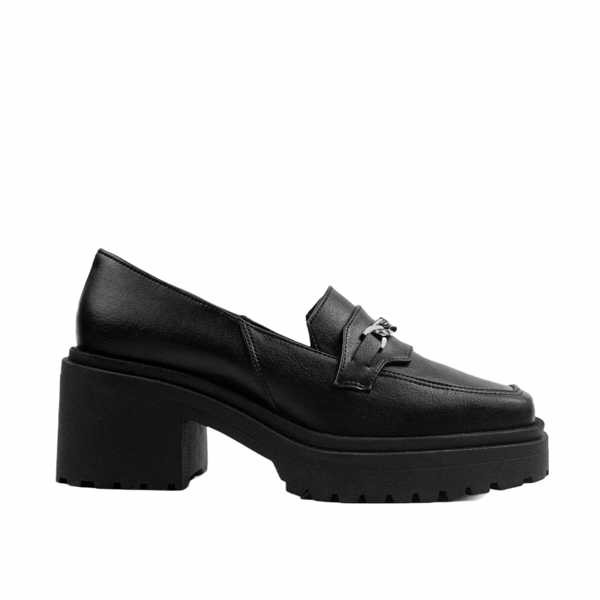 Squared Loafers Black