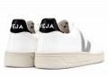Veganer Sneaker | VEJA V-10 Vegan White Oxford-Grey Black