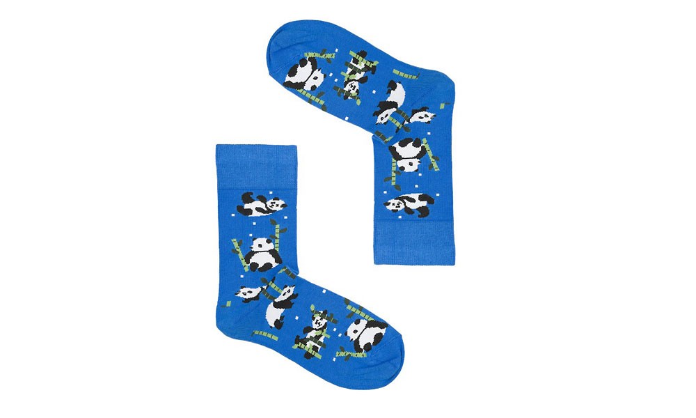 Vegane Socken | KABAK Socks Pandas Blue