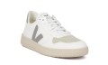 Veganer Sneaker | VEJA V-10 Vegan White Oxford Grey
